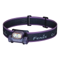 Fenix HM55RPRP - Dæmpbar genopladelig LED-pandelampe LED/USB/1xCR123A 1600 mAh IP68 1200 lm 141,2 h lilla/sort