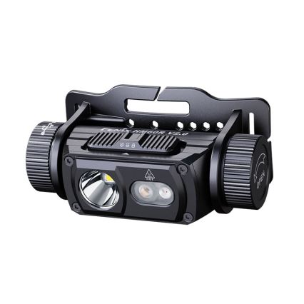 Fenix HM60RV20 - Dæmpbar genopladelig LED-pandelampe LED/USB 4000 mAh IP68 1600 lm 292 h orange
