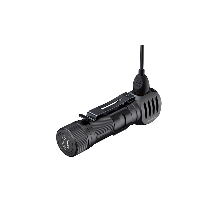 Fenix HM61RV20 - Genopladelig LED pandelampe LED/USB IP68 1600 lm 300 timer