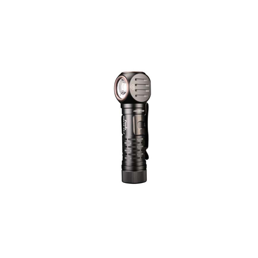 Fenix HM61RV30 - Dæmpbar genopladelig LED-pandelampe LED/USB/1xCR123A 4000 mAh IP68 1800 lm 400 h sort
