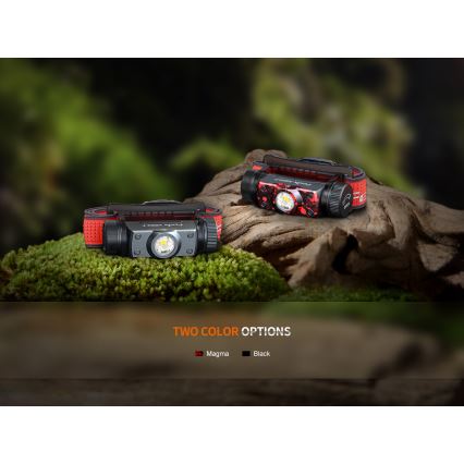 Fenix HM62TMGM - LED pandelampe dæmpbar og genopladelig LED/USB IP68 1200 skinnende 280 timer 3400 mAh