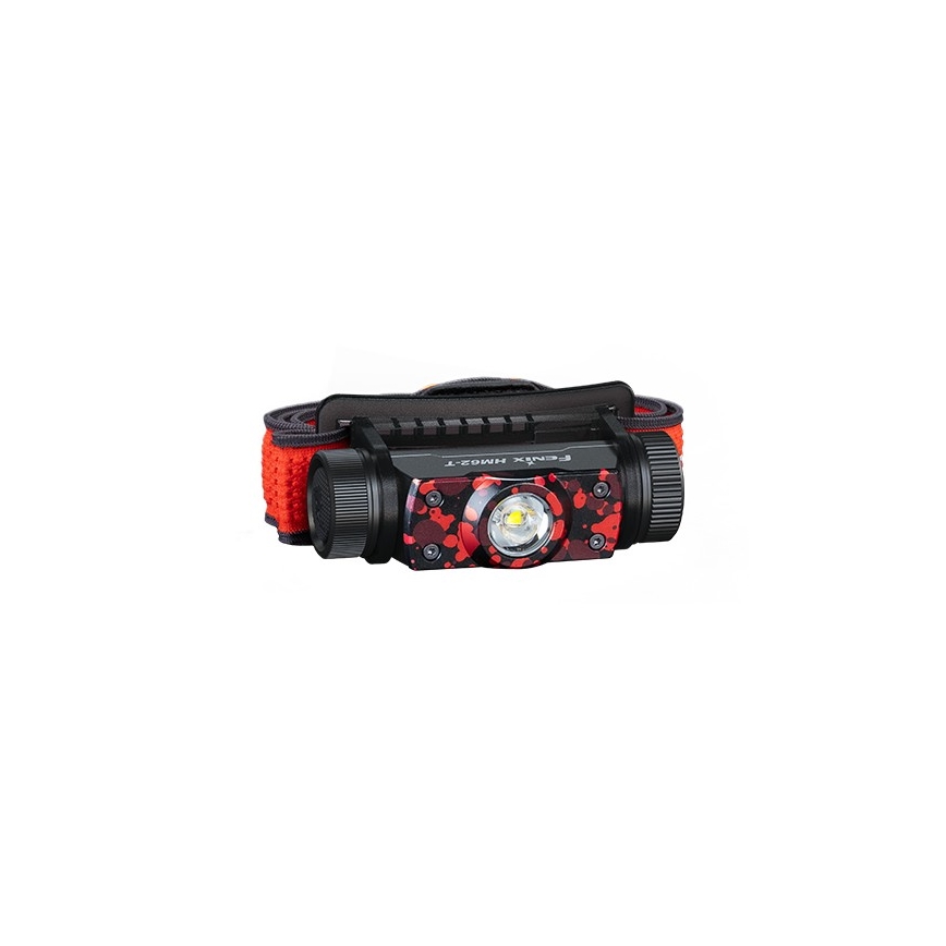 Fenix HM62TMGM - LED pandelampe dæmpbar og genopladelig LED/USB IP68 1200 skinnende 280 timer 3400 mAh