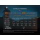 Fenix HM65RDTPRP - Genopladelig LED pandelampe LED/USB IP68 1500 lm 300 timer lilla/sort