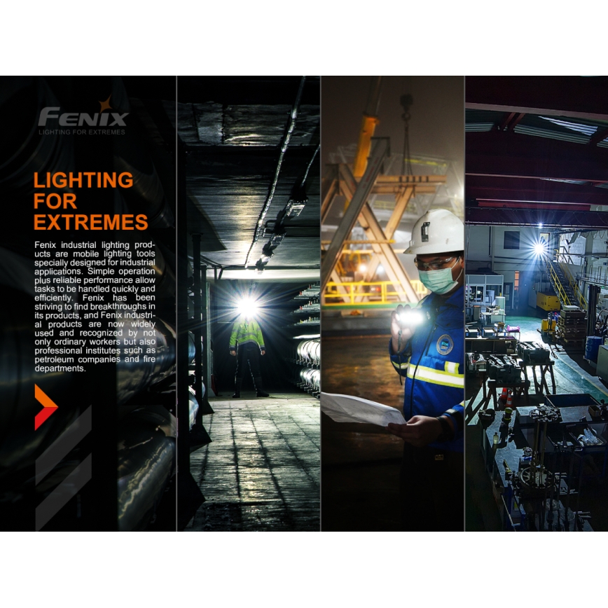 Fenix HM70R - Genopladelig LED pandelampe 4xLED/1x21700 IP68 1600 skinnende 800 timer 5000 mAh