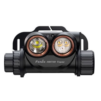 Fenix HM75RTOPAZ - Genopladelig LED pandelampe dæmpbar LED/USB IP68 1600 lm 210 h