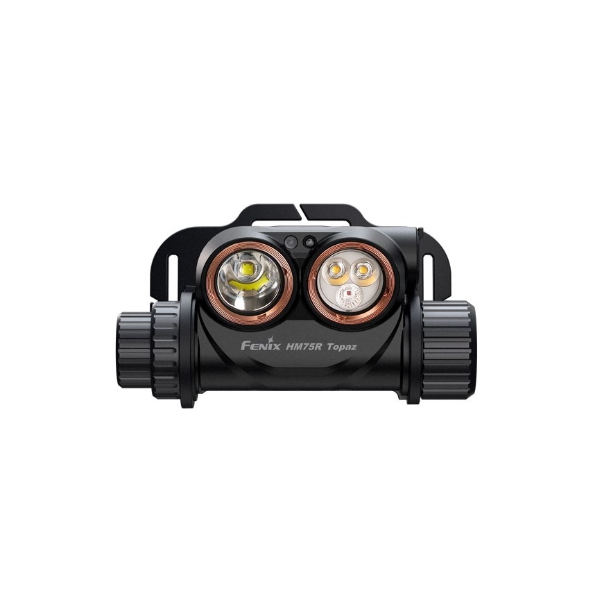 Fenix HM75RTOPAZ - Genopladelig LED pandelampe dæmpbar LED/USB IP68 1600 lm 210 h