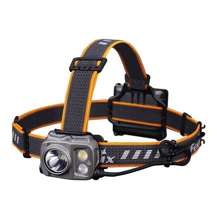 Fenix HP16R1250 - Genopladelig LED pandelampe 3xLED/USB 4xAA IP66 1250 lm 600 timer 3000 mAh