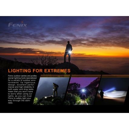 Fenix LD22V20 - LED lommelygte genopladelig LED/USB IP66 800 lm 220 timer