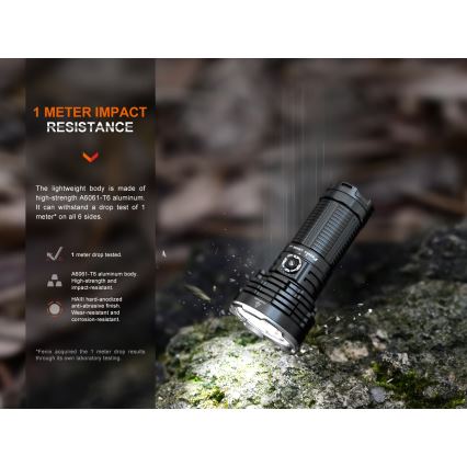 Fenix LR40RV20 - Genopladelig LED lommelygte LED/USB IP68 15000 skinnende 177 timer 5000 mAh