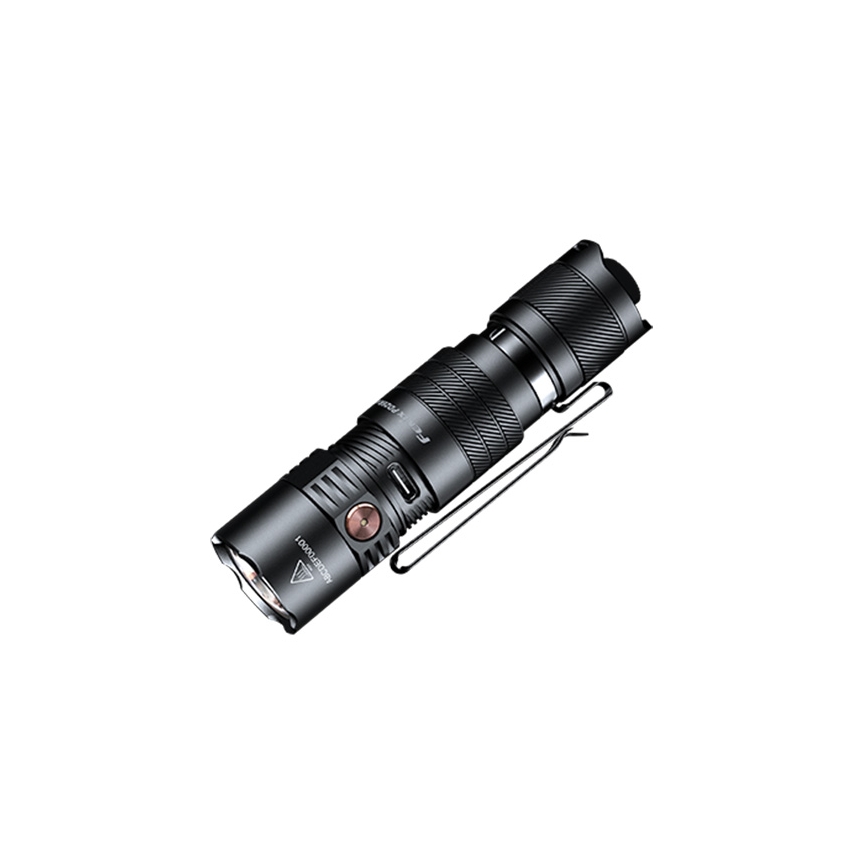 Fenix PD26RACE - LED-dæmpbar genopladelig lommelygte LED/USB 1600 mAh IP68 1300 lm 556 h sort