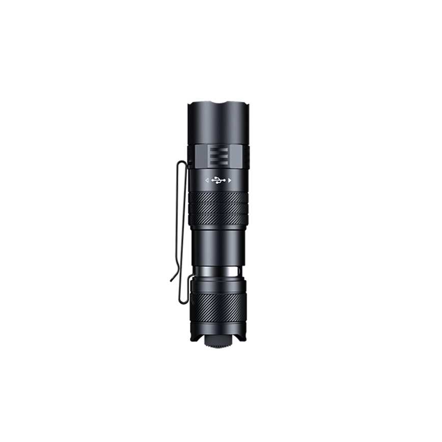 Fenix PD26RACE - LED-dæmpbar genopladelig lommelygte LED/USB 1600 mAh IP68 1300 lm 556 h sort