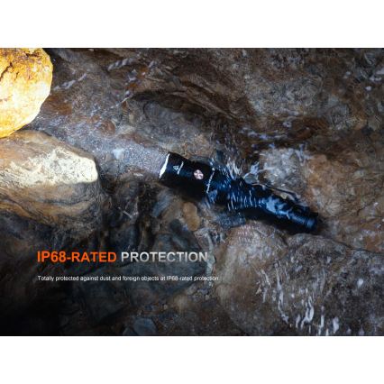 Fenix PD36RACE - LED dæmpbar genopladelig lommelygte LED/USB 5000 mAh IP68 3000 lm 63,45 h sort