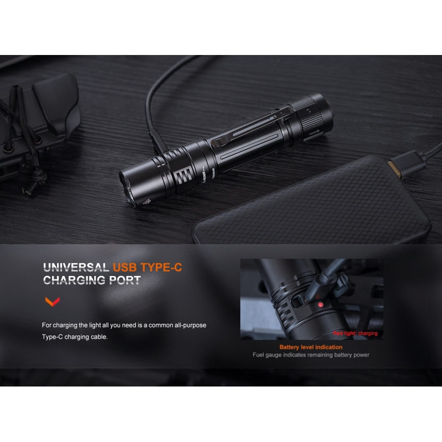 Fenix PD36RPRO - LED Genopladelig lommelygte LED/USB IP68 2800 lm 42 timer 5000 mAh