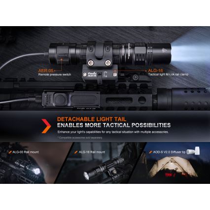 Fenix PD36RPRO - LED Genopladelig lommelygte LED/USB IP68 2800 lm 42 timer 5000 mAh