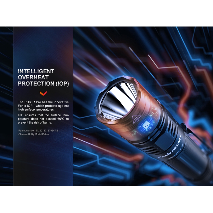 Fenix PD36RPRO - LED Genopladelig lommelygte LED/USB IP68 2800 lm 42 timer 5000 mAh