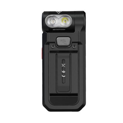 Fenix SW05RREDBLC - LED lommelygte dæmpbar og genopladelig LED/USB IPX6 150 lm 49 timer sort