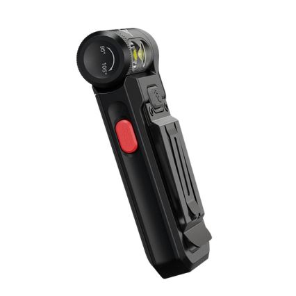 Fenix SW05RREDBLC - LED lommelygte dæmpbar og genopladelig LED/USB IPX6 150 lm 49 timer sort