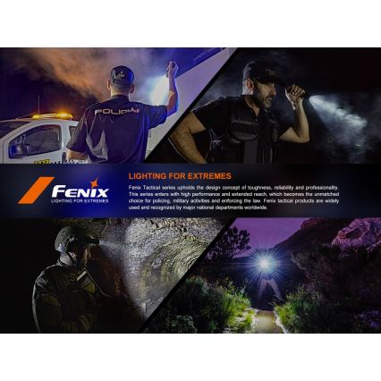 Fenix SW05RUVBLC - LED lommelygte dæmpbar og genopladelig LED/USB IPX6 150 lm 49 timer sort