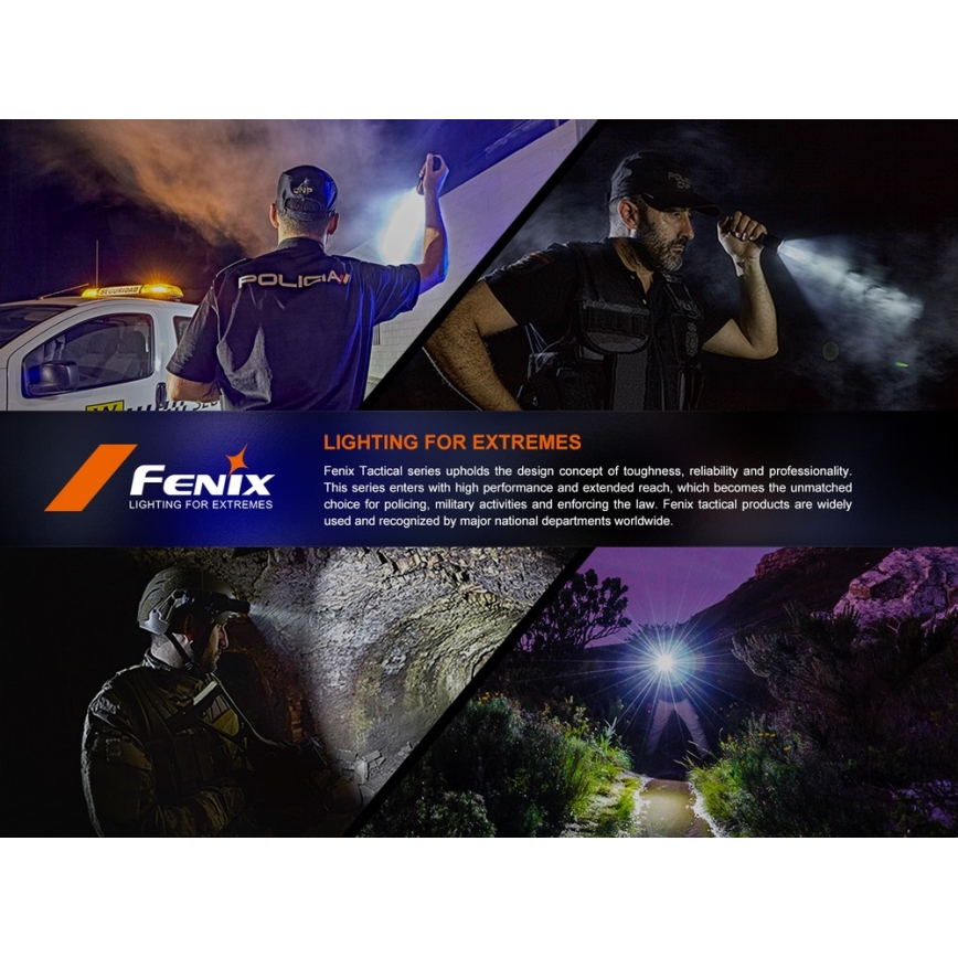 Fenix SW05RUVBLC - LED lommelygte dæmpbar og genopladelig LED/USB IPX6 150 lm 49 timer sort