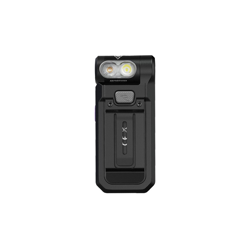Fenix SW05RUVBLC - LED lommelygte dæmpbar og genopladelig LED/USB IPX6 150 lm 49 timer sort