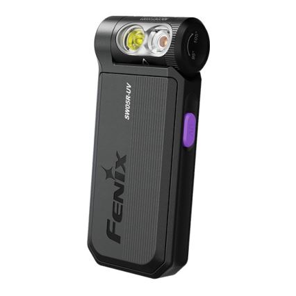 Fenix SW05RUVBLC - LED lommelygte dæmpbar og genopladelig LED/USB IPX6 150 lm 49 timer sort