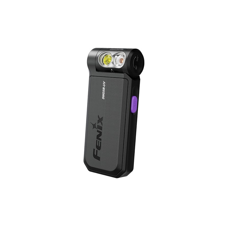 Fenix SW05RUVBLC - LED lommelygte dæmpbar og genopladelig LED/USB IPX6 150 lm 49 timer sort