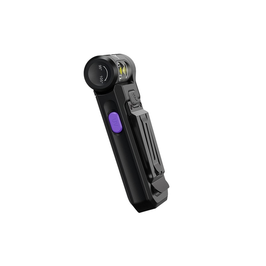 Fenix SW05RUVBLC - LED lommelygte dæmpbar og genopladelig LED/USB IPX6 150 lm 49 timer sort