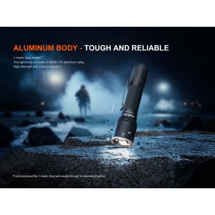 Fenix TK17BLK - LED dæmpbar genopladelig lommelygte LED/USB 6000 mAh IP68 3600 lm 60 t sort