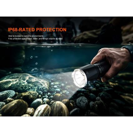 Fenix TK17BLK - LED dæmpbar genopladelig lommelygte LED/USB 6000 mAh IP68 3600 lm 60 t sort