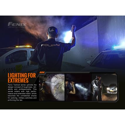 Fenix TK20RV20 - LED lommelygte genopladelig LED/USB IP68 3000 lm 48 timer