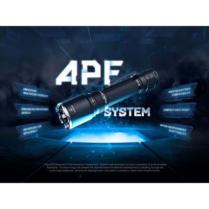 Fenix TK21RBLK - LED-dæmpbar opladelig lommelygte LED/USB 6000 mAh IP68 3600 lm 72,5 h sort