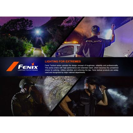 Fenix TK21RBLK - LED-dæmpbar opladelig lommelygte LED/USB 6000 mAh IP68 3600 lm 72,5 h sort