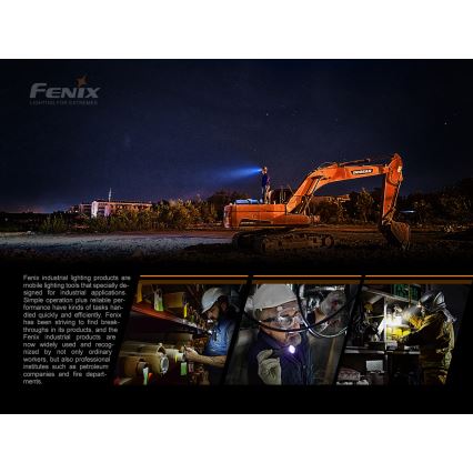 Fenix WT16R - LED lommelygte genopladelig 2xLED/USB IP66 300 lm 30 timer