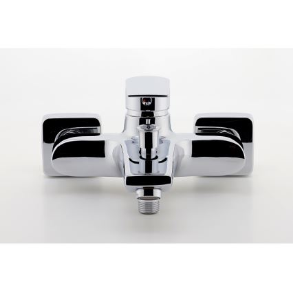 FERRO - Badekarsarmatur ALGEO SQUARE i blank krom