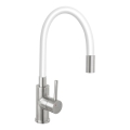FERRO - Hane m. fleksibel arm rustfri/hvid