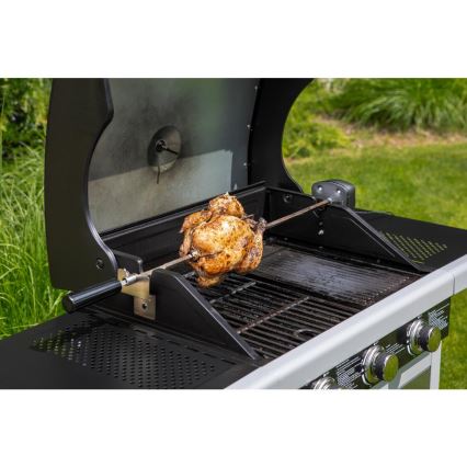 Fieldmann - Gasgrill 3x brændere mat krom