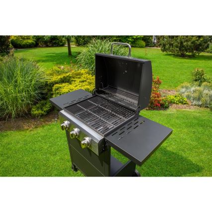 Fieldmann - Gasgrill 3x brændere sort