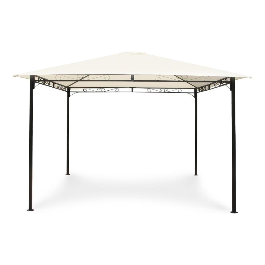 Fieldmann - Havepavillon 3x3 m cremefarvet