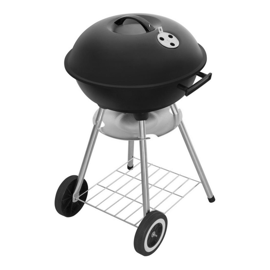 Fieldmann - Kulgrill sort/mat krom