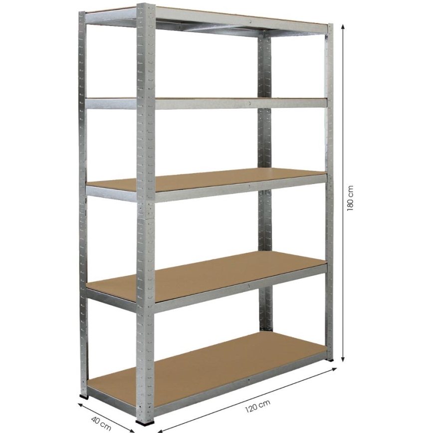 Fieldmann - Lagerreol 120x180x40 cm