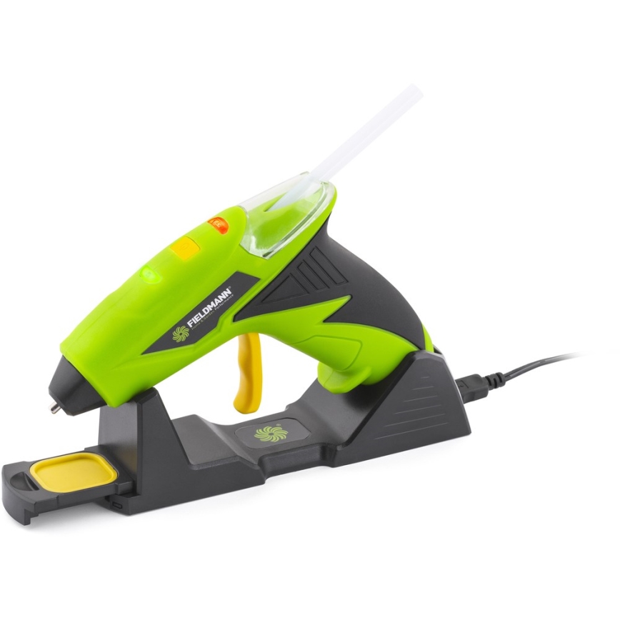 Fieldmann - Ledningsfri limpistol 4V 1500 mAh grøn