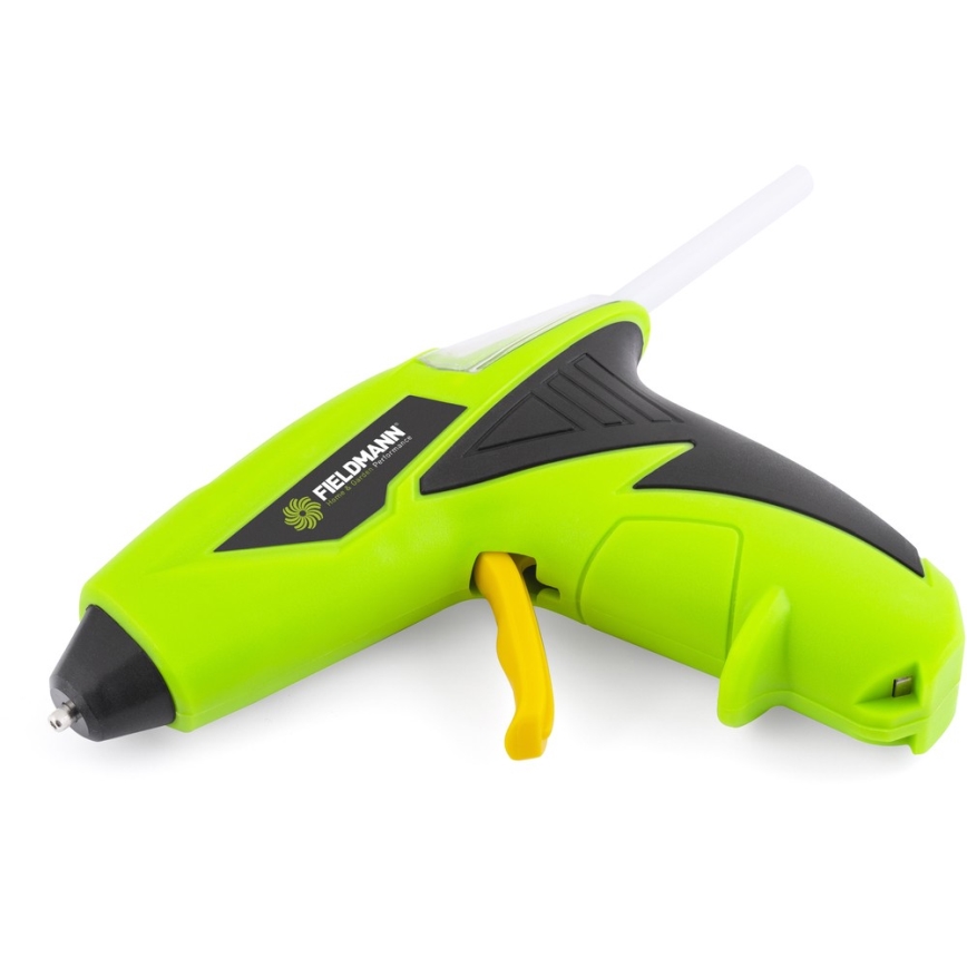Fieldmann - Ledningsfri limpistol 4V 1500 mAh grøn
