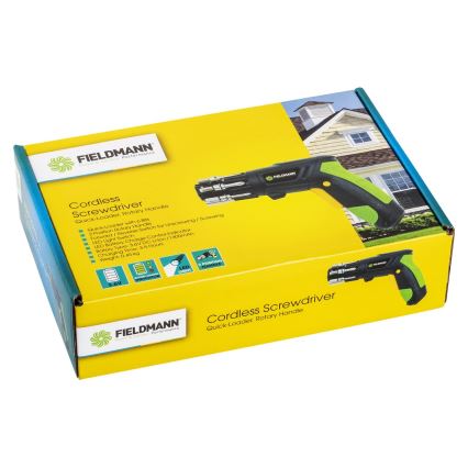 Fieldmann - Ledningsfri skruemaskine 3,6V 1300 mAh