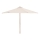 Fieldmann - Parasol diameter 3 m cremefarvet/akacietræ
