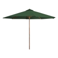 Fieldmann - Parasol diameter 3 m grøn/akacietræ