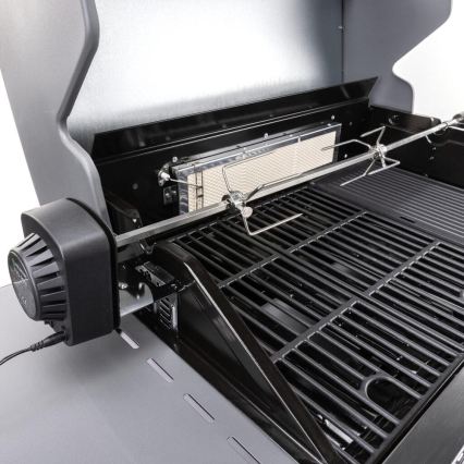 Fieldmann - Rotisserispyd med 230V motor, i rustfrit stål