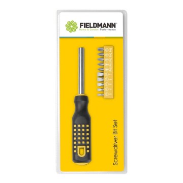 Fieldmann - Skruetrækker + bits 11 stk.