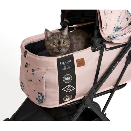 Fikago - Klapvogn til hunde og katte FTG Artic Blomst