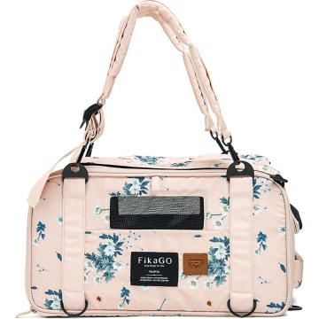 Fikago - Travel carrier bag til dogs og cats TRUFFLE Artic Blomst