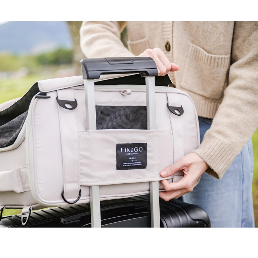 Fikago - Travel carrier bag til dogs og cats TRUFFLE Artic Blomst